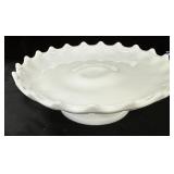 Milk Glass 8 ï¿½ Cake Stand