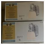 (2) PCS Locking wood Sconces Lights