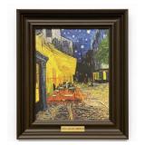 Le' Cafe Terrace Hand Highlighted Studio Van Gogh