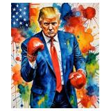 Trump Fights II LTD Edition by Van Gogh Limited