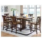 Rylandeen Counter Height Table & 6 Barstools