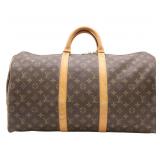 Louis Vuitton Monogram Keepall 50 Boston Bag
