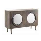 $1,009 Hillcrest Taupe Mango Wood 52' Sideboard