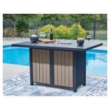 East Beach RECT Bar Table w/ Fire Pit