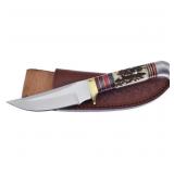 Hen & Rooster Hunting Knife Stag 4inch