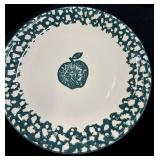 8 Folk Craft Apple Plates