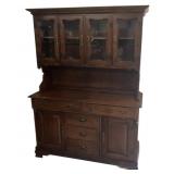 Young Republic Solid Hardrock Maple China Cabinet