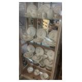 (65) PCS Vintage Cattail Pattern Dinnerware Set