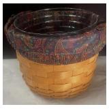 Longaberger Double Lined Basket