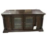 Pre-Owned 63' Ashley Keytown Glass Front TV Stand