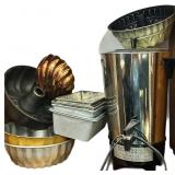 Preowned Bundt Cake Pans, Loaf Pans, Copper Molds