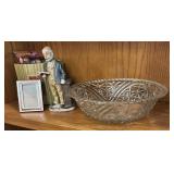 Crystal Bowl. Statue, Frane