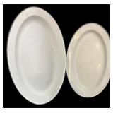 (2) Granite Platters