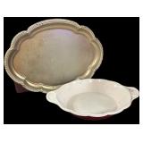 Wilton Cake PN & Metal Serving Tray