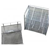 (2) Table Top File Shelves