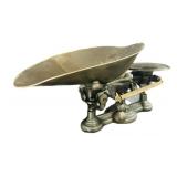 Cast Iron Apothecary Balance Scales wï¿½ Brass