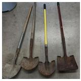 (4) PCS Estate Shovels
