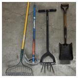 (4)PCS Estate yard Tools