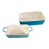 (2) CRATE & BARREL CASSEROLE