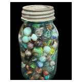 Ball Mason Quart Jar Marbles