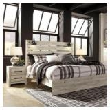 Queen Cambeck Panel Bed & Nightstand Set
