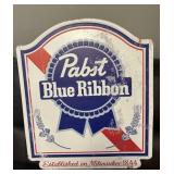 Large Pabst Blue Ribbon Metal Sign