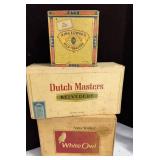 (3) Vintage Cigar Boxes