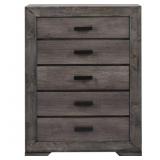 Elements Nathan 5-Drawer Rustic Chest