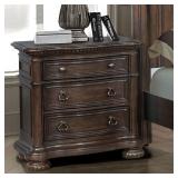 Bernards $679 MSRP Tuscany 3-Drawer Nightstand