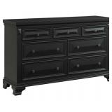 Elements Calloway Black Dresser Base