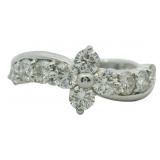Platinum 1.00 ct Natural VS Diamond Ring
