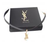 Yves Saint Laurent Libre YSL Logo Leather Choker