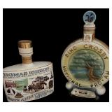 (2) Jim Beam Decanters-Thomas Edison & Bing Cosby