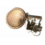 USA Copper Tray & Flower Cart