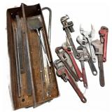 Tool Box wï¿½ 9 Wrenches-Many Marked W Germany