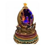 LED Lighted Rotating Nativity Scene