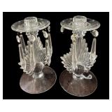 Pr Teardrop Candle Holders (Missing Some