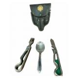 Vintage Girl Scout Camperï¿½s Eating Utensils &