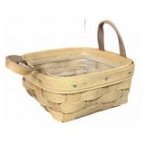 Lined Longaberger Basket