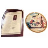 (2) Norman Rockwell Plates