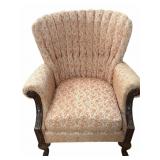 Beautiful Wing Back Antique Chair