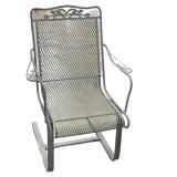 (2) Wrought Iron Chairs & Table