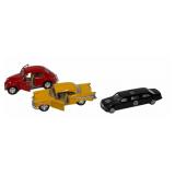 Presidential Seal Limo, Yellow 57 Chevy & Red VW