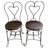 (2) Ice Cream Chairs