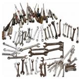 Wood Tool Crate wï¿½ Screwdrivers & 50 + Wrenches