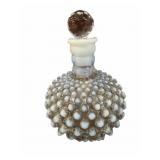 Fenton Opalescent Hobnail Perfume Bottle