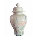 Iris Design Ginger Jar