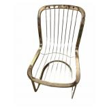 (4) Brass Tone Chairs