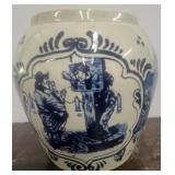 Vintage Delft Blue tobacco jar