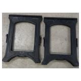 (2) PCS Estate Sawhorses